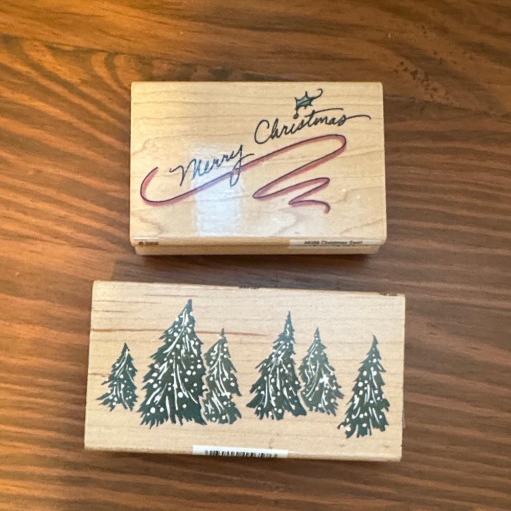 Christmas Rubber Stamp Set